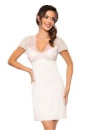 Koszulka nocna Koszula Nocna Model Perla Ecru - Donna Donna