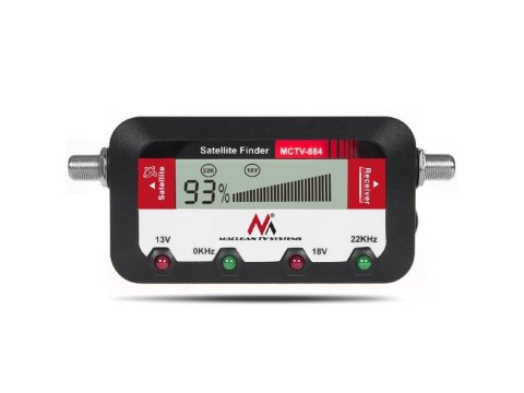 Miernik satelitarny Maclean MCTV-884 cyfrowy wyświetlacz kabel 25cm F-F Maclean Miernik satelitarny Maclean MCTV-884 cyfrowy wyświetlacz kabel 25cm F-F Maclean