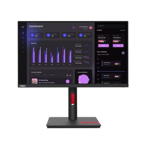 Monitor Lenovo 23,8" ThinkVision T24i-30 (63CFMATXEU) VGA HDMI DP USB 3.0 LENOVO