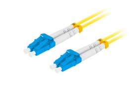 Patchcord światłowodowy Lanberg SM LC/UPC-LC/UPC DUPLEX 3.0mm LSZH G657A1 3m żółty LANBERG