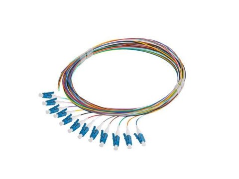Pigtail światłowodowy Lanberg SM LC/UPC SEMI TIGHT 9/125 G657A1 12X2M Multikolor LANBERG Pigtail światłowodowy Lanberg SM LC/UPC SEMI TIGHT 9/125 G657A1 12X2M Multikolor LANBERG