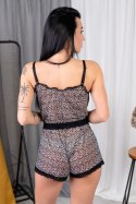 Piżama Kombinezon Model Leo BL514PA Panterka - Barbara Lingerie Barbara Lingerie Piżama Kombinezon Model Leo BL514PA Panterka - Barbara Lingerie Barbara Lingerie
