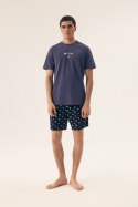 Piżama Męska Model Sake 42606 Dark Blue - Henderson Henderson