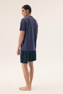 Piżama Męska Model Sake 42606 Dark Blue - Henderson Henderson