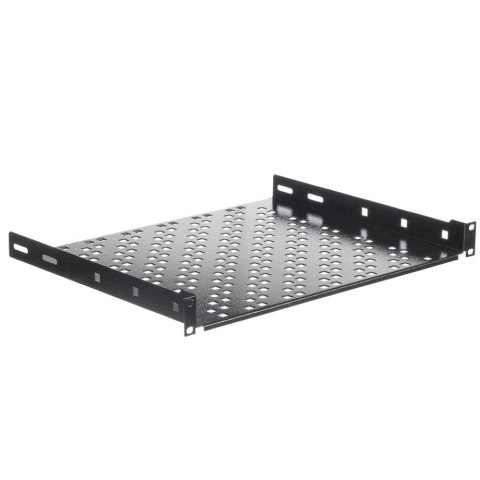 Półka do szafy 19'' Netrack 1U/350mm, czarny NETRACK