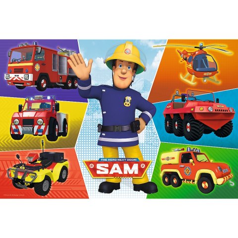 Puzzle - 100 - Pojazdy Strażaka Sama - Trefl 16354 Trefl Puzzle Puzzle - 100 - Pojazdy Strażaka Sama - Trefl 16354 Trefl Puzzle
