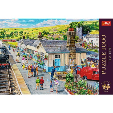 Puzzle - 1000 Premium Plus - Tea Time: Dworzec kolejowy - Trefl 10810 Trefl Puzzle Puzzle - 1000 Premium Plus - Tea Time: Dworzec kolejowy - Trefl 10810 Trefl Puzzle