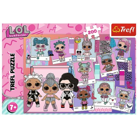 Puzzle - 200 - Słodkie Laleczki - LOL Surprise! - Trefl 13288 Trefl Puzzle Puzzle - 200 - Słodkie Laleczki - LOL Surprise! - Trefl 13288 Trefl Puzzle