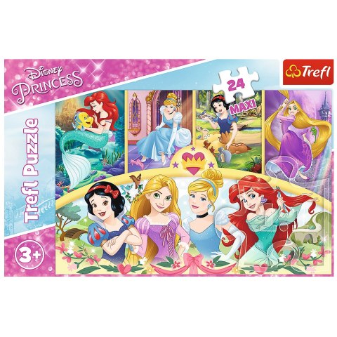 Puzzle - 24 Maxi - Magia wspomnień - Disney Princess - Trefl 14294 Trefl Puzzle