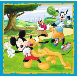 Puzzle - 3w1 (20, 36, 50) - Myszka Miki z przyjaciółmi - Trefl 34846 Trefl Puzzle