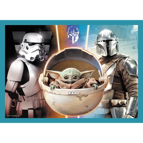Puzzle - 4w1 (35, 48, 54, 70) - Mandalorian - Star Wars - Trefl 34397 Trefl Puzzle Puzzle - 4w1 (35, 48, 54, 70) - Mandalorian - Star Wars - Trefl 34397 Trefl Puzzle