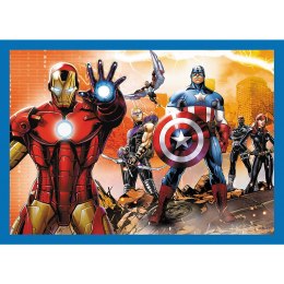 Puzzle - 4w1 (25, 48, 50, 70) - Odważni Avengersi - Trefl 34386 Trefl Puzzle