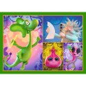 Puzzle - 4w1 (35, 48, 54, 70) - Świat Smoka Diplodoka - Trefl 34663 Trefl Puzzle