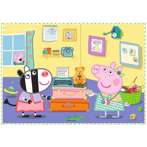 Puzzle - 4w1 (12,15, 20, 24) - Wspomnienia z wakacji - Świnka Peppa - Trefl 34359 Trefl Puzzle Puzzle - 4w1 (12,15, 20, 24) - Wspomnienia z wakacji - Świnka Peppa - Trefl 34359 Trefl Puzzle