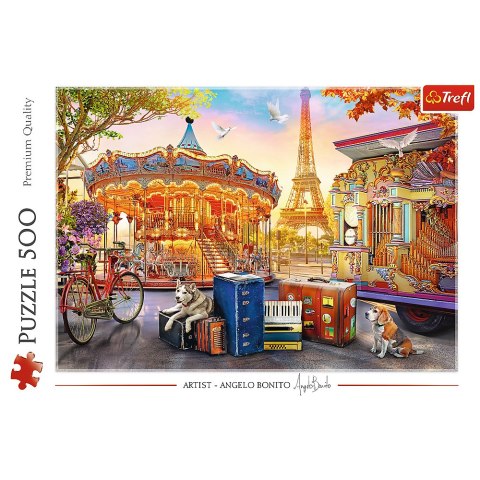 Puzzle - 500 - Wakacje w Paryżu - Trefl 37426 Trefl Puzzle Puzzle - 500 - Wakacje w Paryżu - Trefl 37426 Trefl Puzzle