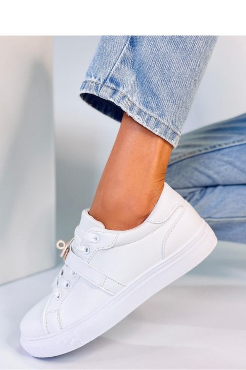 Sneakersy damskie z zapięciem GRAFF GOLD - Inello Inello