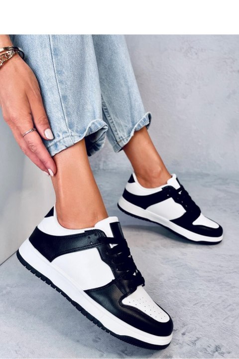 Sneakersy dwukolorowe BALLOU BLACK - Inello Inello