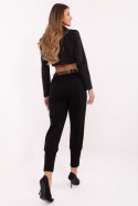 Spodnie Dresowe Model DHJ-SP-20316.16 Black - Italy Moda Italy Moda
