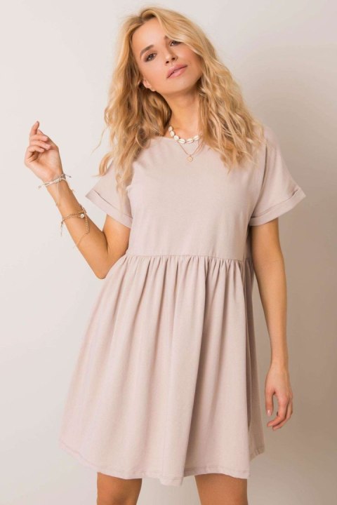 Sukienka Model RV-SK-5672.03P Beige - Rue Paris Rue Paris