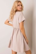 Sukienka Model RV-SK-5672.03P Beige - Rue Paris Rue Paris