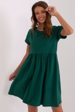 Sukienka Model RV-SK-5672.03P Dark Green - Rue Paris Rue Paris