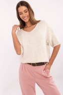 Sweter Damski Model MI-SW-2103.07 Light Beige - Italy Moda Italy Moda