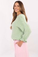 Sweter Damski Model MI-SW-2912.10X Pistacja - Italy Moda Italy Moda
