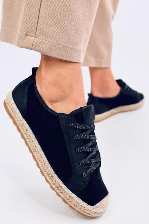 Trampki espadryle FELIX BLACK - Inello Inello
