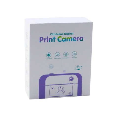 Aparat Natychmiastowy z Drukarką Termiczną Gry 3 Rolki Kotek Różowy LEAN Toys Aparat Natychmiastowy z Drukarką Termiczną Gry 3 Rolki Kotek Różowy LEAN Toys