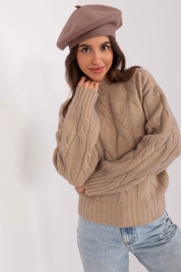 Beret Model AT-CZ-231305.82P Dark Beige - AT AT