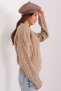 Beret Model AT-CZ-231305.82P Dark Beige - AT AT