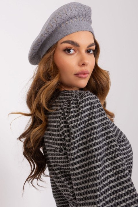 Beret Model AT-CZ-231605.24P Grey - AT AT Beret Model AT-CZ-231605.24P Grey - AT AT