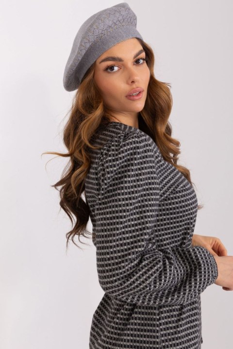 Beret Model AT-CZ-231605.24P Grey - AT AT Beret Model AT-CZ-231605.24P Grey - AT AT