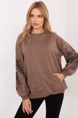 Bluza Damska Model RV-BL-9972.10X Brown - Relevance Relevance