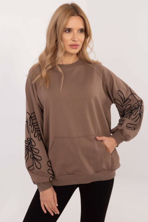 Bluza Damska Model RV-BL-9972.10X Brown - Relevance Relevance Bluza Damska Model RV-BL-9972.10X Brown - Relevance Relevance