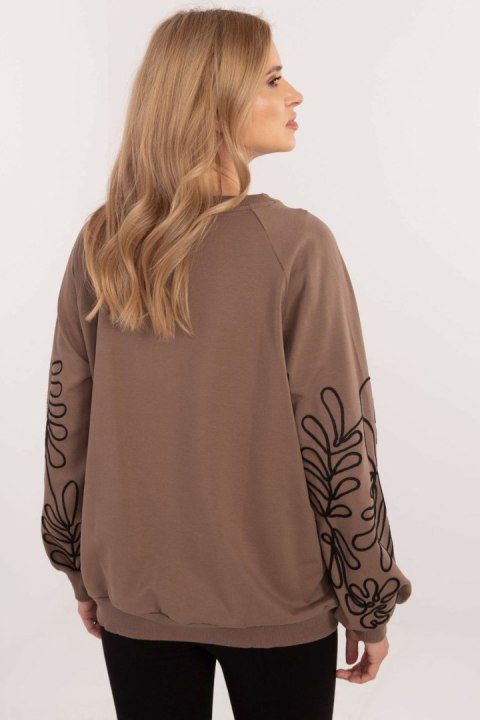 Bluza Damska Model RV-BL-9972.10X Brown - Relevance Relevance Bluza Damska Model RV-BL-9972.10X Brown - Relevance Relevance
