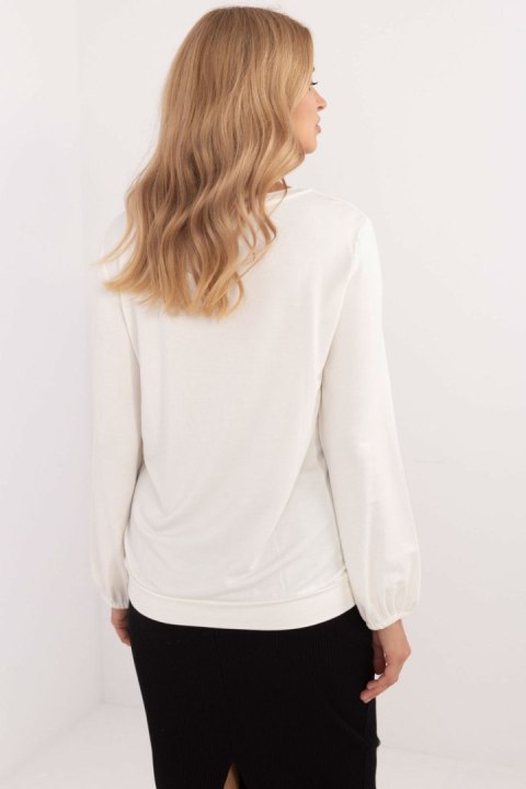 Bluzka Model RV-BZ-A-162.96 Ecru - Relevance Relevance Bluzka Model RV-BZ-A-162.96 Ecru - Relevance Relevance