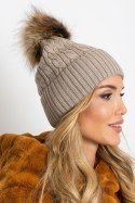 Czapka Model AT-CZ-173501.44 Dark Beige - AT AT