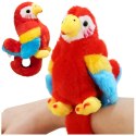 Pluszowa Maskotka Papuga Opaska Bransoletka Na Rękę Czerwona LEAN Toys