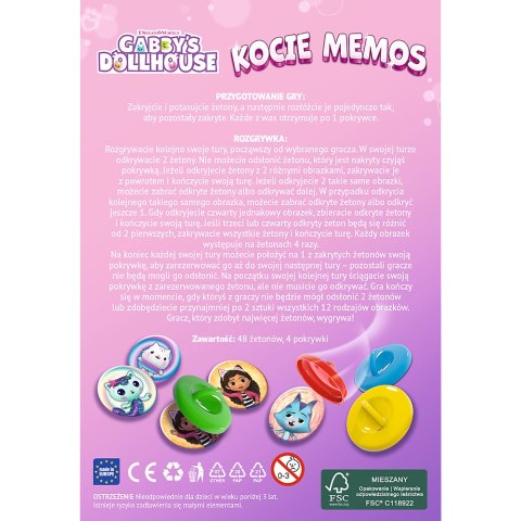 Gra podróżna Kocie memos Koci Domek Gabi Trefl 02688 Trefl Gry Gra podróżna Kocie memos Koci Domek Gabi Trefl 02688 Trefl Gry