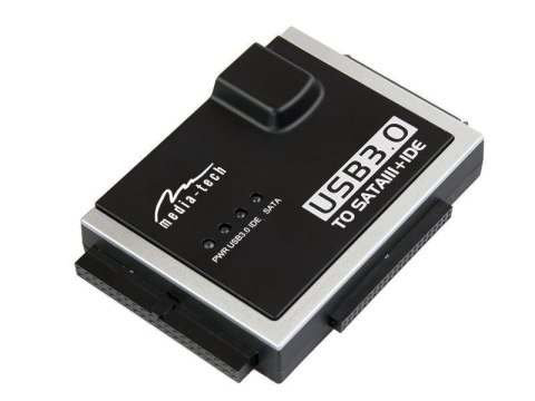 Konwerter adapter Media-Tech MT5100 USB 3.0 do HDD SATA/IDE Media-Tech