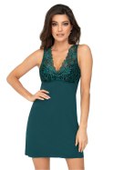 Koszulka nocna Koszula Nocna Model Melania II Green - Donna Donna Koszulka nocna Koszula Nocna Model Melania II Green - Donna Donna