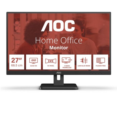 Monitor AOC 27" Q27E3UAM HDMI DP 2xUSB głośniki AOC