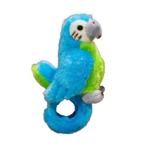 Pluszowa Maskotka Papuga Opaska Bransoletka Na Rękę Niebieska LEAN Toys