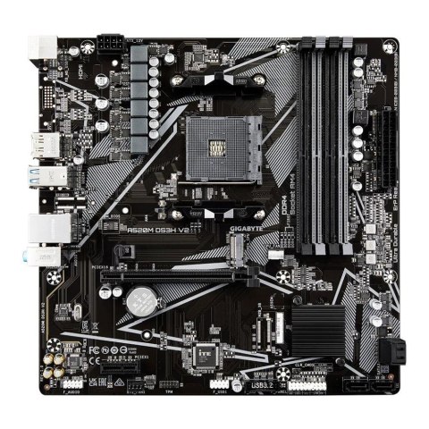 Płyta Gigabyte A520M DS3H V2 (rev. 1.0) /AMD A520/DDR4/SATA3/M.2/USB3.0/PCIe3.0/AM4/mATX Gigabyte