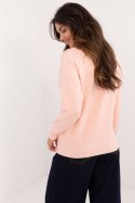 Sweter Damski Model AT-SW-2339.54 Jasna Brzoskwinia - AT AT