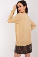 Sweter Damski Model AT-SW-2340.22 Camel - AT AT