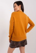 Sweter Damski Model AT-SW-2340.22 Dark Yellow - AT AT
