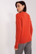 Sweter Damski Model AT-SW-2340.43 Dark Orange - AT AT