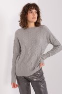 Sweter Damski Model AT-SW-2340.80 Grey - AT AT